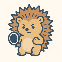 反射攻撃ハリネズミ